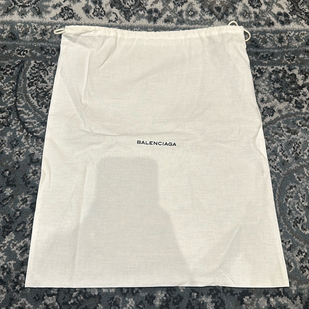 Balenciaga dust bag 17.5 x 14in.